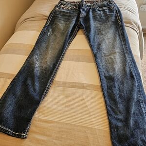 Mens Rock Revival jeans